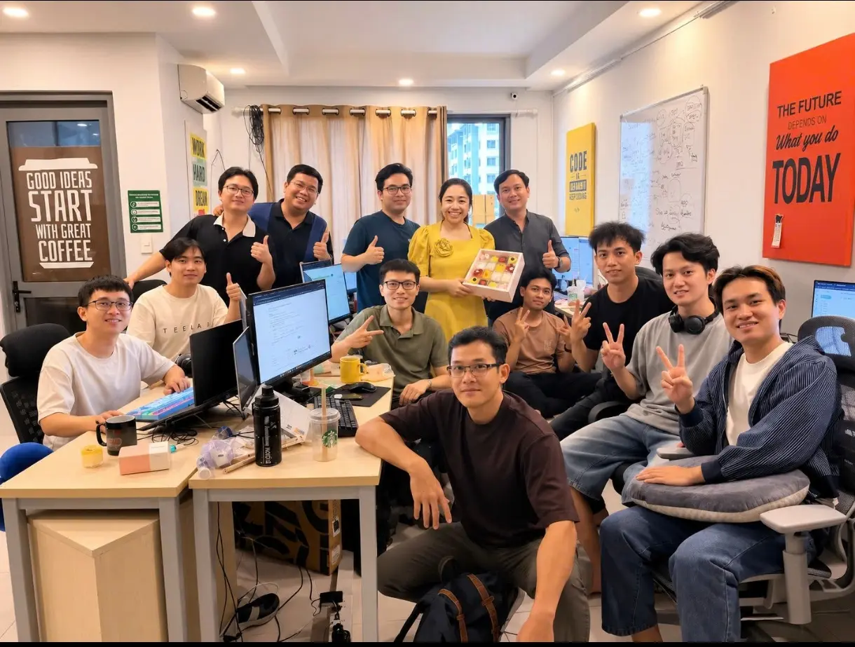 Charis team in its Vietnam office